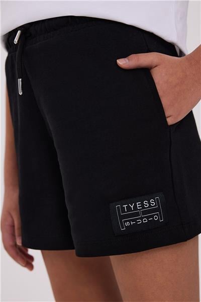 Tyess Kız Çocuk Siyah Şort