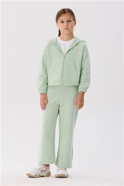 Tyess Kız Çocuk Yeşil Eşofman Üstü