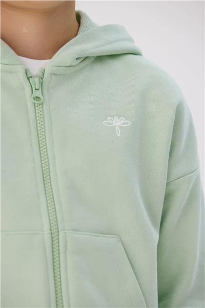 Tyess Kız Çocuk Yeşil Eşofman Üstü