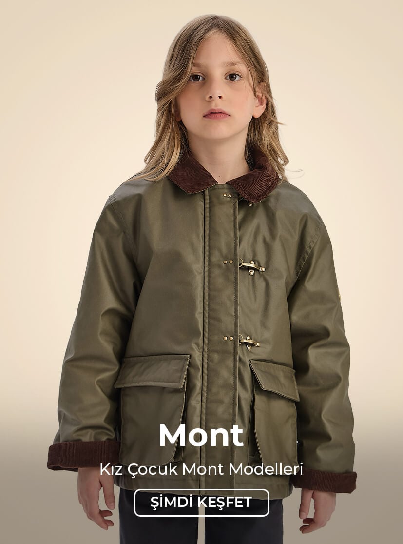 Kız Çocuk Mont Modelleri