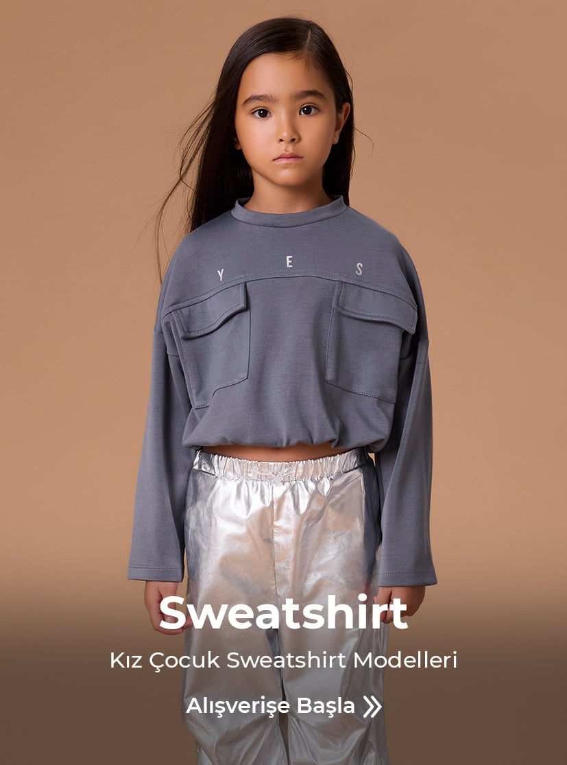 Kız Çocuk Sweatshirt Modelleri