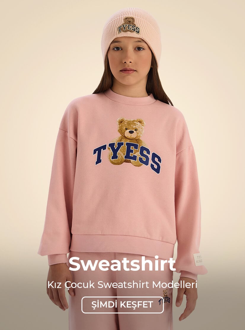 Kız Çocuk Sweatshirt Modelleri