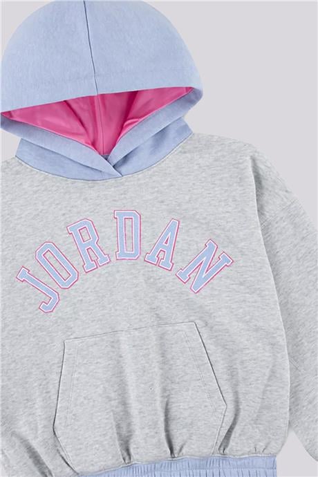Air Jordan Kız Çocuk Gri SweatshirtAir Jordan Kız Çocuk Gri Sweatshirt