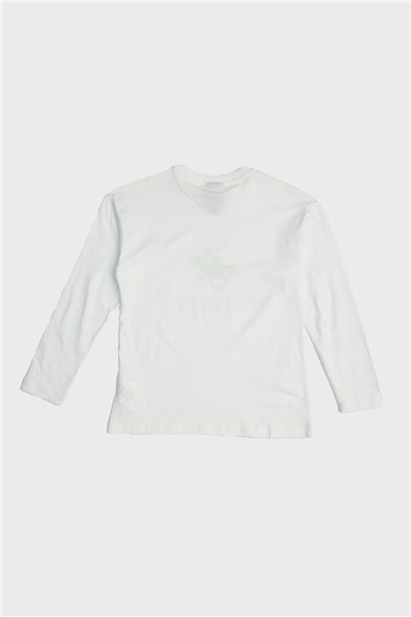 Beverly Hills Polo Club Erkek Çocuk Beyaz T-Shirt
