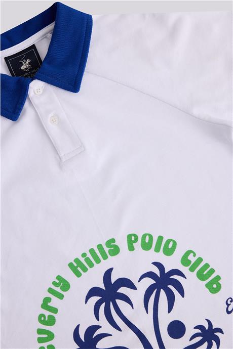 Beverly Hills Polo Club Erkek Çocuk Beyaz TshirtBeverly Hills Polo Club Erkek Çocuk Beyaz Tshirt