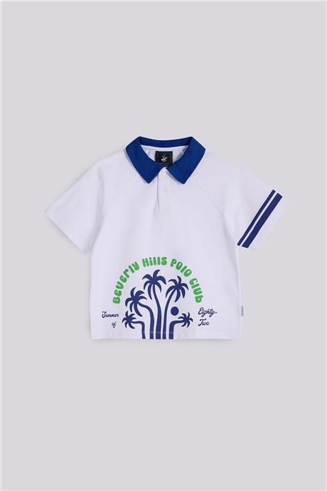 Beverly Hills Polo Club Erkek Çocuk Beyaz TshirtBeverly Hills Polo Club Erkek Çocuk Beyaz Tshirt