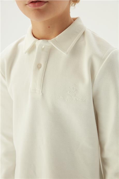 Beverly Hills Polo Club Erkek Çocuk Beyaz T-Shirt
