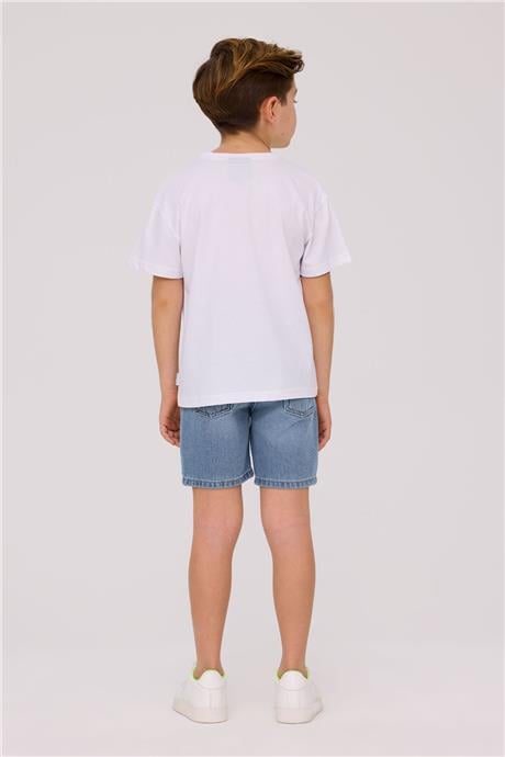 Beverly Hills Polo Club Erkek Çocuk Beyaz TshirtBeverly Hills Polo Club Erkek Çocuk Beyaz Tshirt