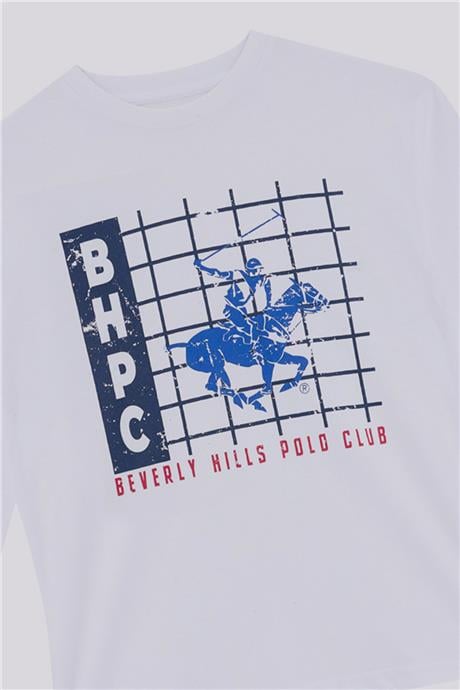 Beverly Hills Polo Club Erkek Çocuk Beyaz TshirtBeverly Hills Polo Club Erkek Çocuk Beyaz Tshirt