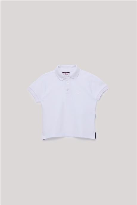 Beverly Hills Polo Club Erkek Çocuk Beyaz T-Shirt