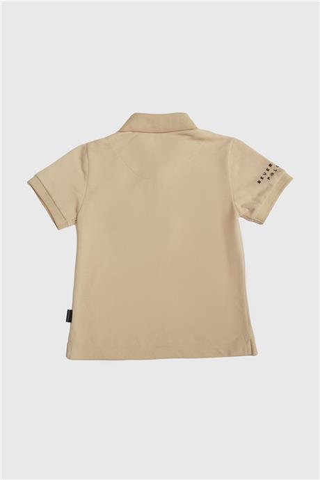 Beverly Hills Polo Club Erkek Çocuk Bej T-Shirt