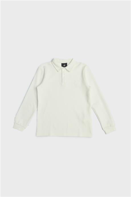 Beverly Hills Polo Club Erkek Çocuk Beyaz T-Shirt