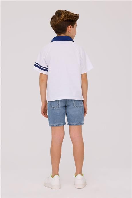 Beverly Hills Polo Club Erkek Çocuk Beyaz TshirtBeverly Hills Polo Club Erkek Çocuk Beyaz Tshirt