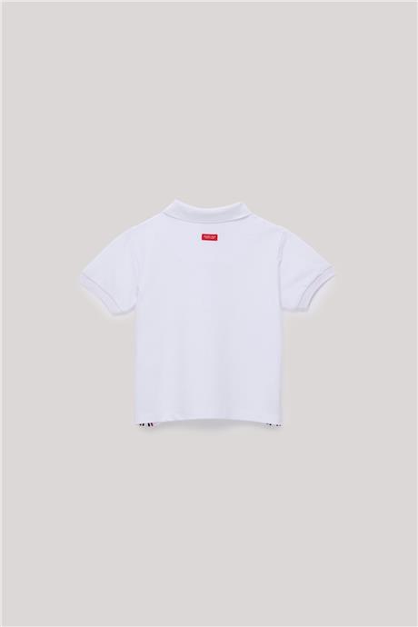 Beverly Hills Polo Club Erkek Çocuk Beyaz T-Shirt