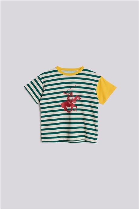 Beverly Hills Polo Club Erkek Çocuk Çizgili TshirtBeverly Hills Polo Club Erkek Çocuk Çizgili Tshirt