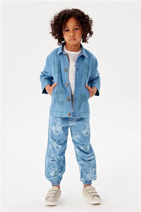 Beverly Hills Polo Club Erkek Çocuk Denim Ceket