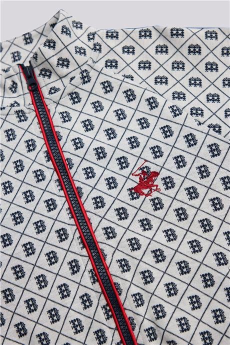 Beverly Hills Polo Club Boy Patterned Tracksuit TopBeverly Hills Polo Club Boy Patterned Tracksuit Top