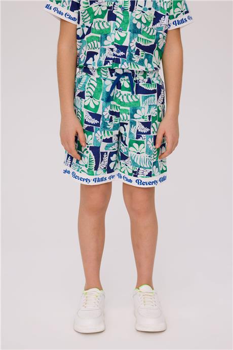 Beverly Hills Polo Club Boy Patterned ShortsBeverly Hills Polo Club Boy Patterned Shorts