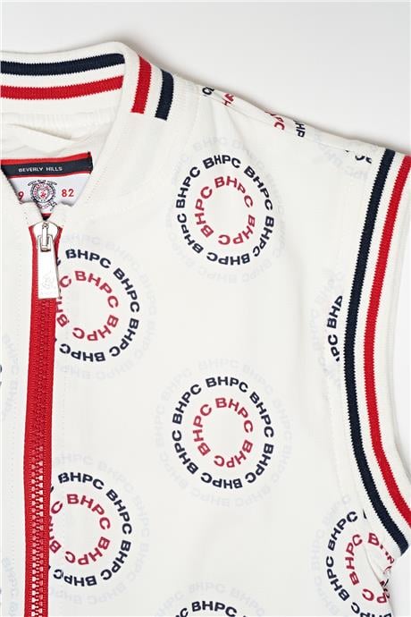 Beverly Hills Polo Club Erkek Çocuk Desenli Yelek