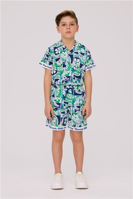 Beverly Hills Polo Club Boy Patterned ShortsBeverly Hills Polo Club Boy Patterned Shorts