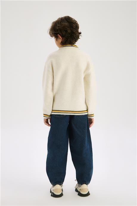 Beverly Hills Polo Club Boy Ecru SweaterBeverly Hills Polo Club Boy Ecru Sweater
