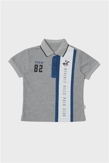 Beverly Hills Polo Club Erkek Çocuk Gri T-Shirt