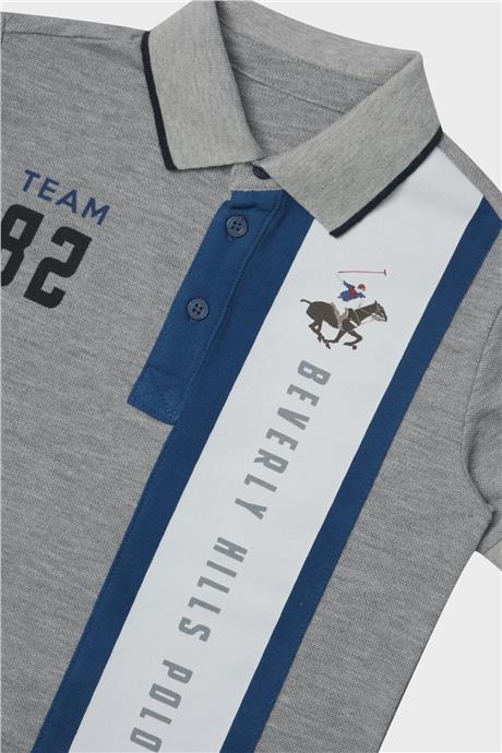 Beverly Hills Polo Club Erkek Çocuk Gri T-Shirt
