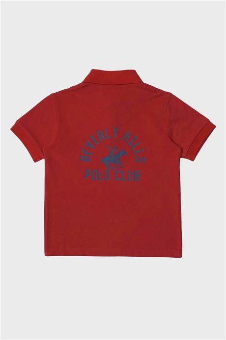 Beverly Hills Polo Club Erkek Çocuk Kırmızı T-Shirt