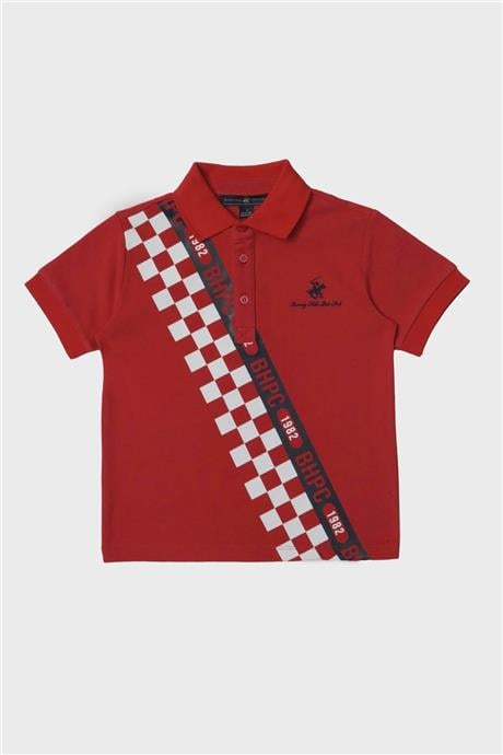 Beverly Hills Polo Club Erkek Çocuk Kırmızı T-Shirt