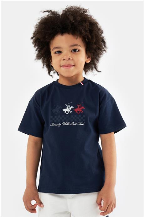 Beverly Hills Polo Club Erkek Çocuk Lacivert T-Shirt