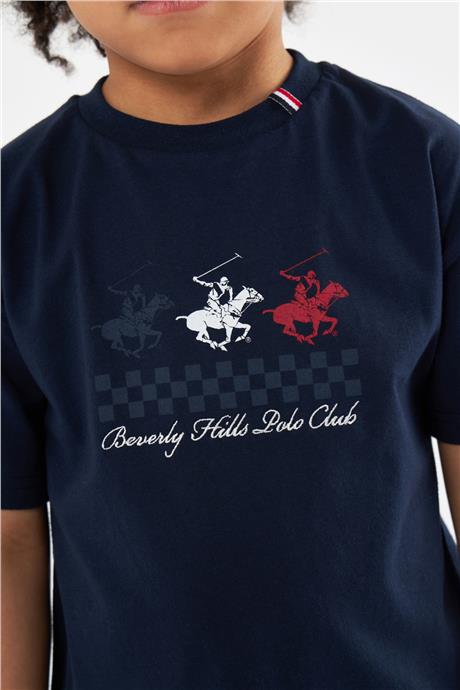 Beverly Hills Polo Club Erkek Çocuk Lacivert T-Shirt