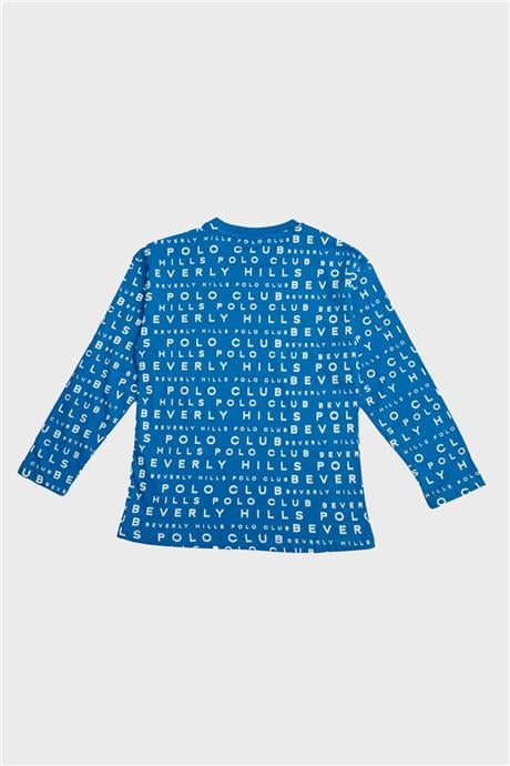 Beverly Hills Polo Club Erkek Çocuk Mavi T-Shirt