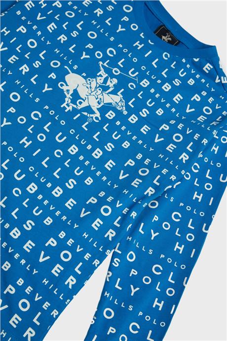Beverly Hills Polo Club Erkek Çocuk Mavi T-Shirt