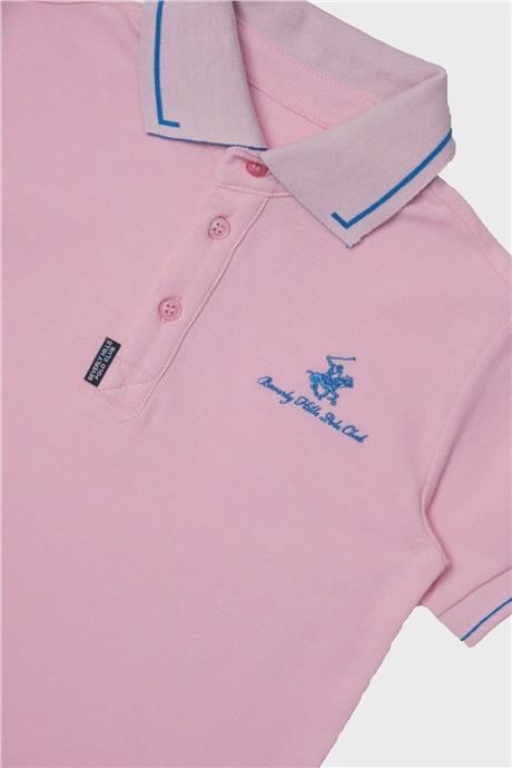 Beverly Hills Polo Club Erkek Çocuk Pembe T-Shirt