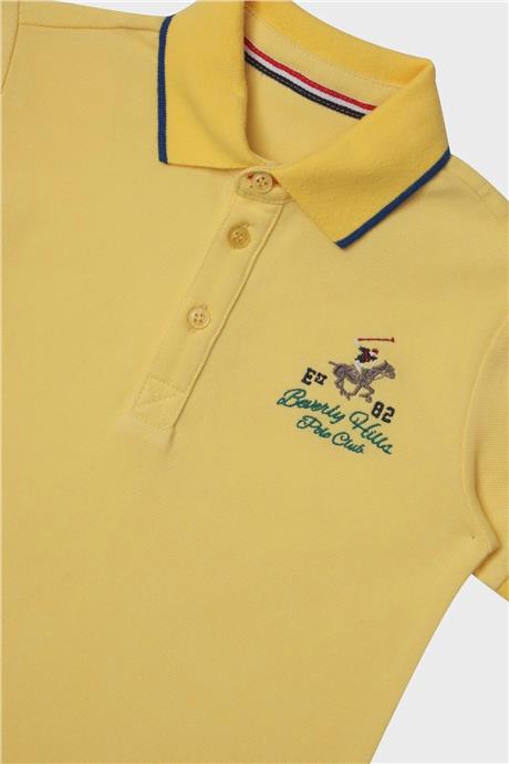 Beverly Hills Polo Club Erkek Çocuk Sarı T-Shirt