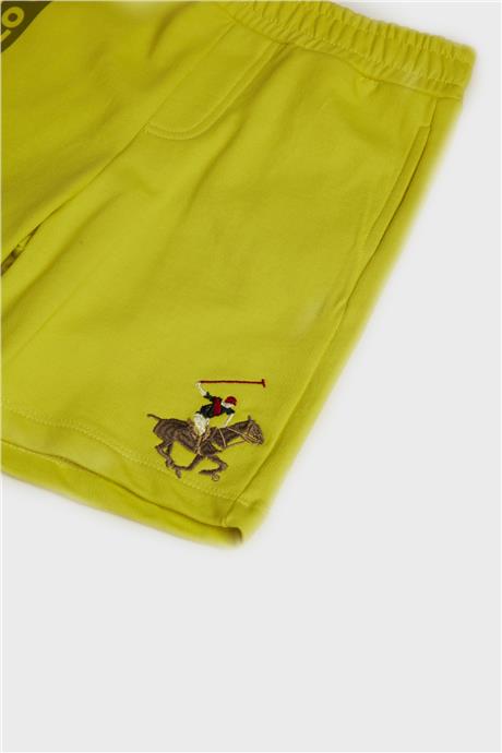 Beverly Hills Polo Club Erkek Çocuk Yeşil Şort