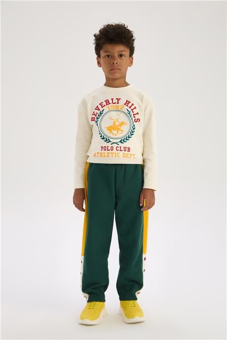 Beverly Hills Polo Club Boy Green Tracksuit BottomBeverly Hills Polo Club Boy Green Tracksuit Bottom