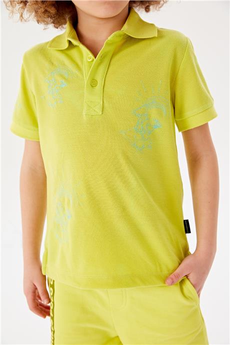 Beverly Hills Polo Club Erkek Çocuk Yeşil T-Shirt