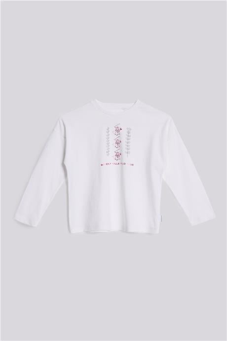 Beverly Hills Polo Club Kız Çocuk Beyaz TshirtBeverly Hills Polo Club Kız Çocuk Beyaz Tshirt
