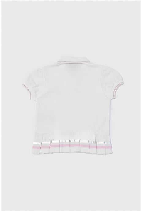 Beverly Hills Polo Club Kız Çocuk Beyaz T-Shirt