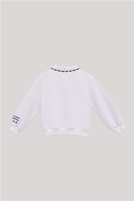 Beverly Hills Polo Club Kız Çocuk Beyaz T-Shirt