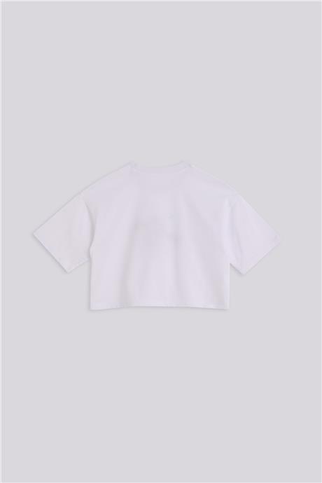 Beverly Hills Polo Club Kız Çocuk Beyaz TshirtBeverly Hills Polo Club Kız Çocuk Beyaz Tshirt