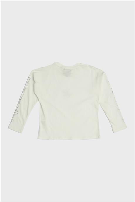 Beverly Hills Polo Club Kız Çocuk Beyaz T-Shirt