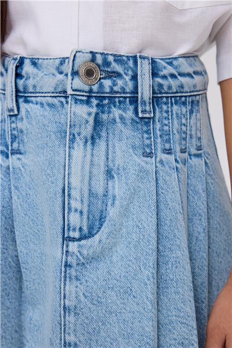 Beverly Hills Polo Club Kız Çocuk Denim EtekBeverly Hills Polo Club Kız Çocuk Denim Etek