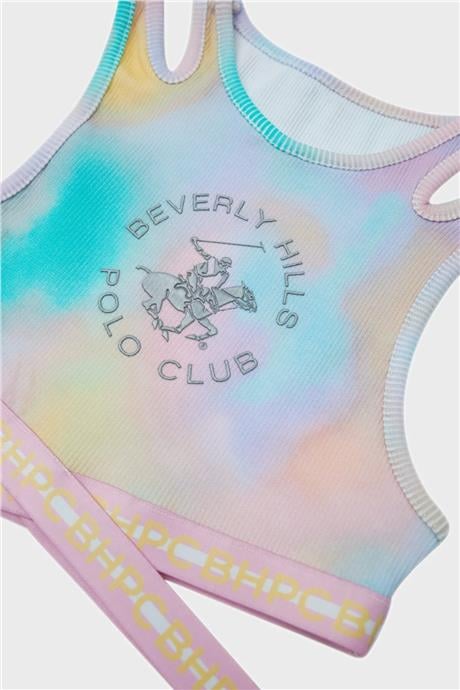 Beverly Hills Polo Club Kız Çocuk Desenli Crop