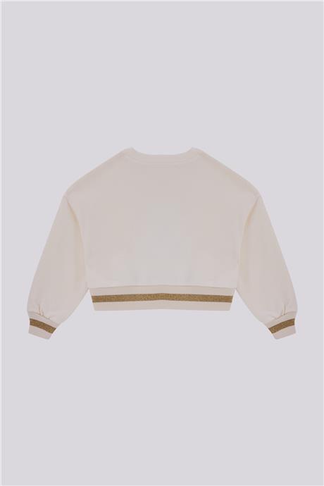 Beverly Hills Polo Club Kız Çocuk Ekru SweatshirtBeverly Hills Polo Club Kız Çocuk Ekru Sweatshirt