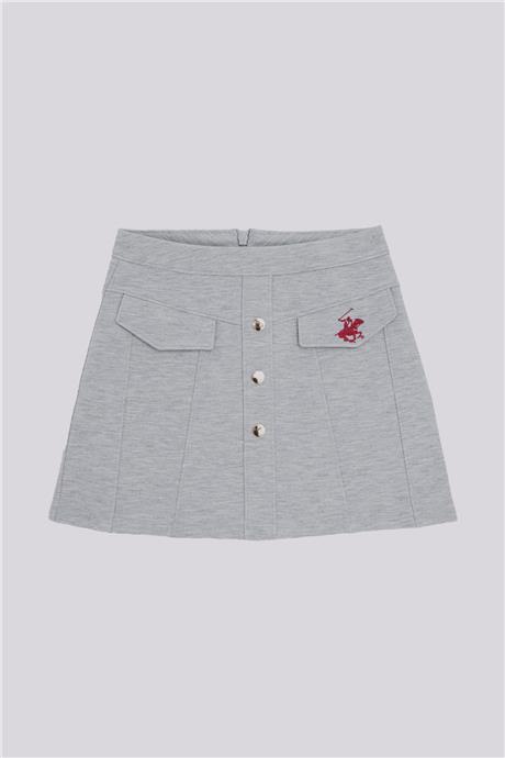 Beverly Hills Polo Club Kız Çocuk Gri EtekBeverly Hills Polo Club Kız Çocuk Gri Etek