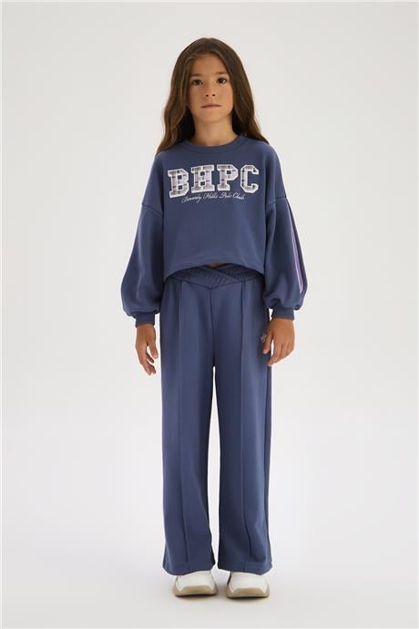 Beverly Hills Polo Club Girl İndigo Tracksuit BottomBeverly Hills Polo Club Girl İndigo Tracksuit Bottom