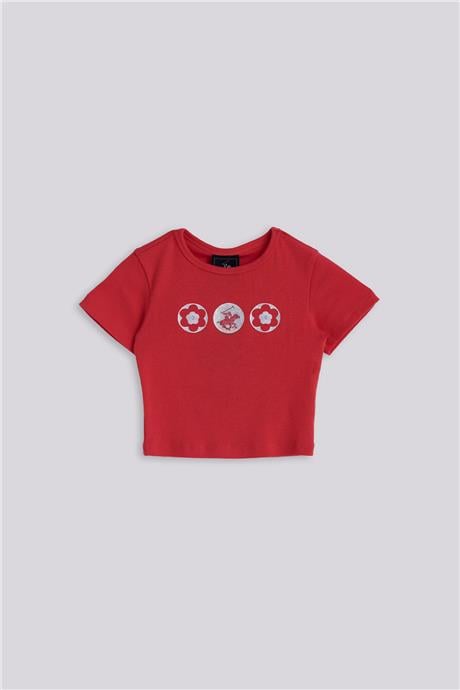 Beverly Hills Polo Club Kız Çocuk Kırmızı TshirtBeverly Hills Polo Club Kız Çocuk Kırmızı Tshirt