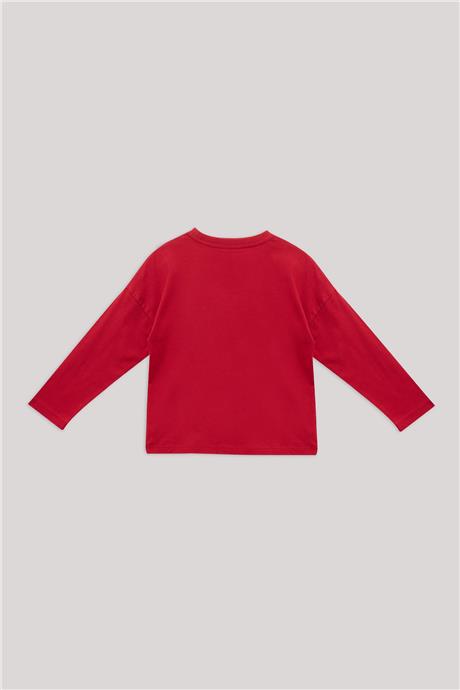 Beverly Hills Polo Club Kız Çocuk Kırmızı T-Shirt